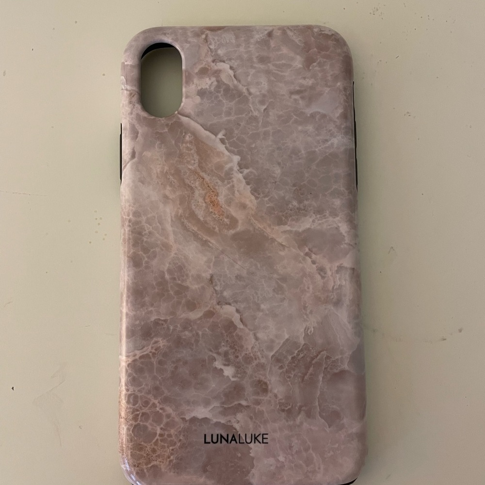 White marble iPhone X case